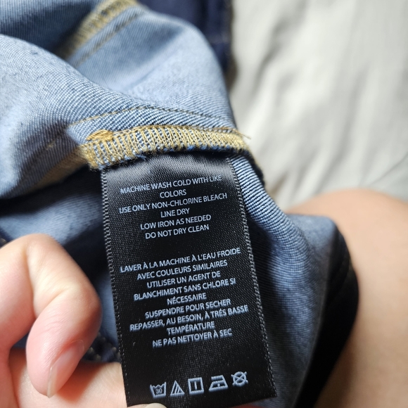 URBAN OUTFITTERS Jenny Denim Bustier Mini Dress Dark Denim Small NWT UO - Picture 15 of 15